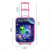 Vrolijke Ontmoeting in de Ruimte Kinderkoffer - Roze klein -productfoto_formaten