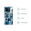 Abstract - Islamitisch - Blauw - Wit Telefoonhoesje Samsung Galaxy S10 Lite klein -specsS10Lite