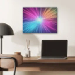 Abstract - Light - Burst - Modern - Colorful PET vilt klein -sfeer5