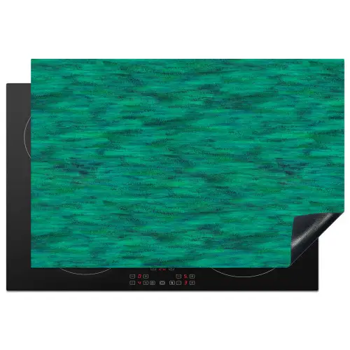 Vloeiend - Olie - Texturen - Groen Inductie beschermer vinyl 3mm klein 276 -3d