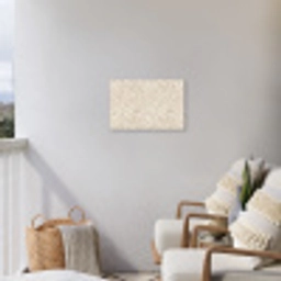Zebra - Patroon - Beige Tuinposter op houten frame 2 cm dik klein 845 -sfeer1