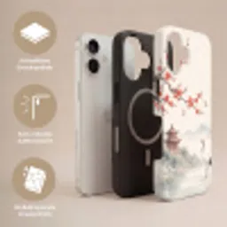 Kraanvogel - Azië - Klassiek Toughcase MagSafe Apple iPhone 17 klein -USP_Lagen_DE