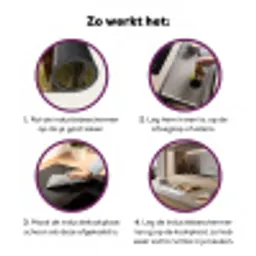 Koeien - Portret - Weide - Boerderij - Nieuwsgierig Inductie beschermer vinyl 3mm middel -zzzzzzz-cc-werking