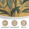 Bladeren - Boeket - Bloemen - Geel Akoestische PET Vilt - Rond klein -closeup_NL