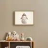 Konijn - Muts - Oren - Beige Light Box met batterij (Wandlamp kind) middel -sfeer2_kind