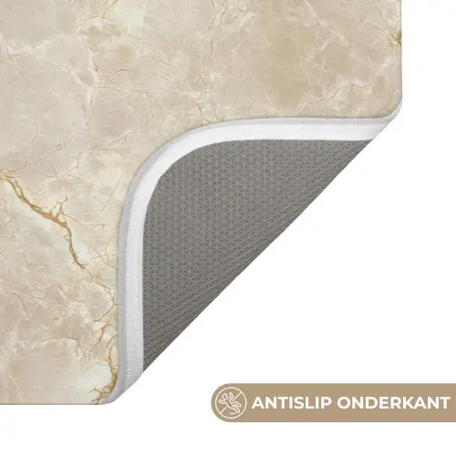 Lichtbeige - Marmer - Aders WCmat klein 1009 -USP_AntislipNL