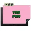 Yes fun - Groen - Roze Inductie beschemer met haakjes klein -3d