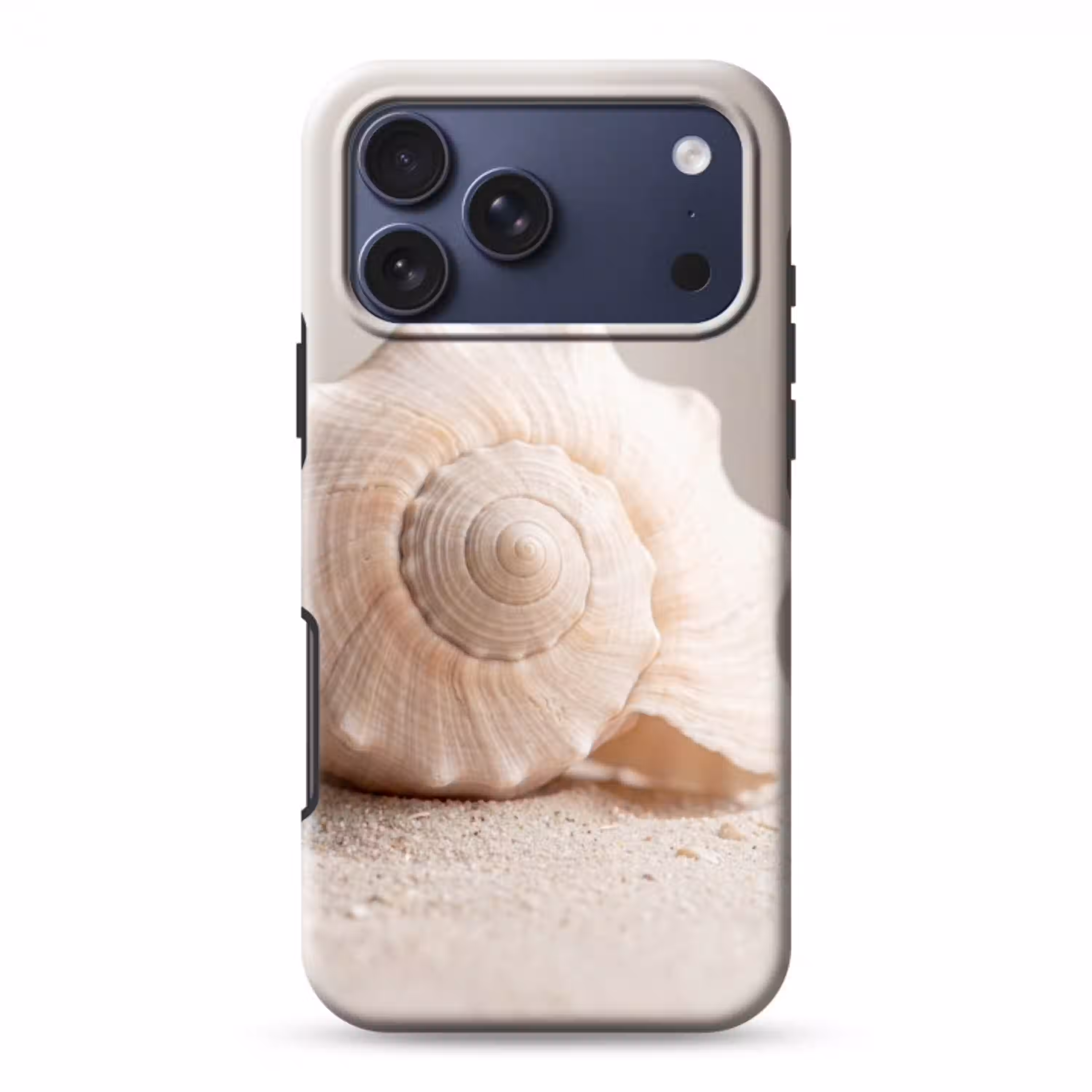 Schelp - Detail - Beige Toughcase MagSafe Apple iPhone 17 Pro Max klein -3d