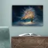 Levensboom - Nacht - Donker - Blauw canvas 2cm klein -sfeer4
