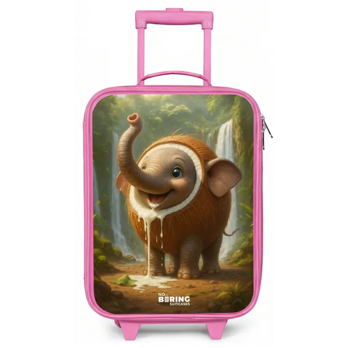 Coconote Elephante Kinderkoffer - Roze klein -zz3dotto
