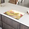 Schapen - Huisje - Platteland Inductie beschermer vinyl 3mm klein -sfeer8