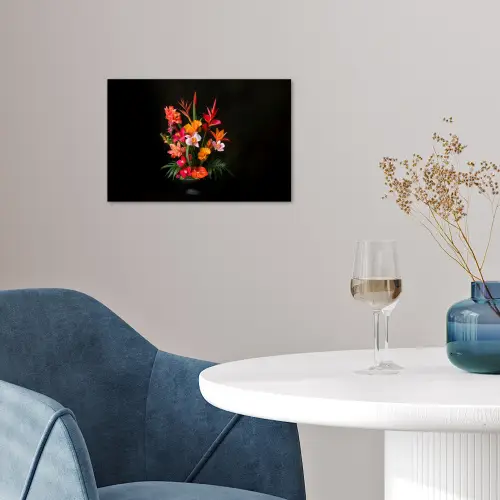 Boeket - Bloemen - Exotisch poster papier klein -sfeer3