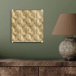 Patroon - Waaier -  Goud plexiglas 5mm klein 11 -sfeer3