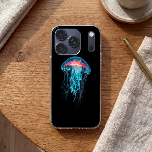 Kwal - Tentakels - Blauw - Licht Telefoonhoesje iPhone 17 Pro klein -sfeer1