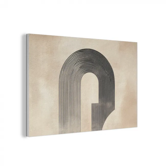 Akustikbild - Schleife - Streifen - Minimalistisch - Schwarz