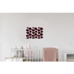 Bloemen - Aquarel - Paars Muursticker klein 286 -kinderkamer