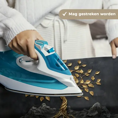 Bladeren - Goud - Boom - Rots Wandkleed katoen klein -sfeer9