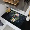 Glasstukjes - Leliebladeren - Vis - Oranje Inductie beschemer met haakjes klein -sfeer1