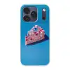 Taart - Edelstenen - Glitters - Roze Telefoonhoesje iPhone 17 Pro klein -3d