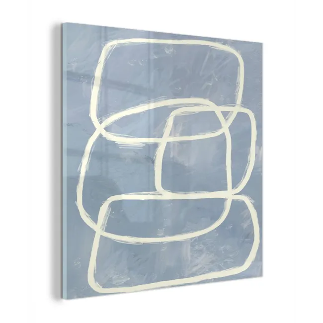 Abstract - Blauw - Kunst plexiglas 5mm klein -z3d