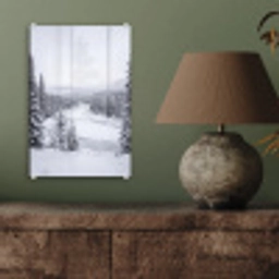 Rivier - Bevroren - Landschap - Winter plexiglas 5mm klein -sfeer3