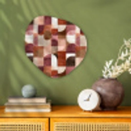 Geometrie - Modern - Retro Wandcirkel Organisch Forex 3mm klein 629 -sfeer2