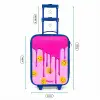 Verf - Smiley - Roze Kinderkoffer - Blauw klein -productfoto_formaten