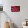 Lijnen - Rood - Beweging tuinposter los doek klein -sfeer8