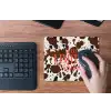 Koeienprint - Limited edition - Rood muismat rubber klein -toetsenbord