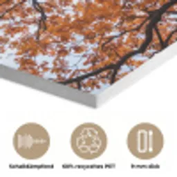 Boom - Bladerdak - Herfst - Oranje - Sfeervol PET vilt klein -closeup_DE
