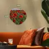 Bloemen - Klaprozen - Natuur - Rood Wandcirkel Organisch Forex 3mm klein -sfeer3
