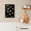 Macarons - Patroon - Goud - Zwart KitchenYeah - Keuken - Fotolijst klein -sfeer1