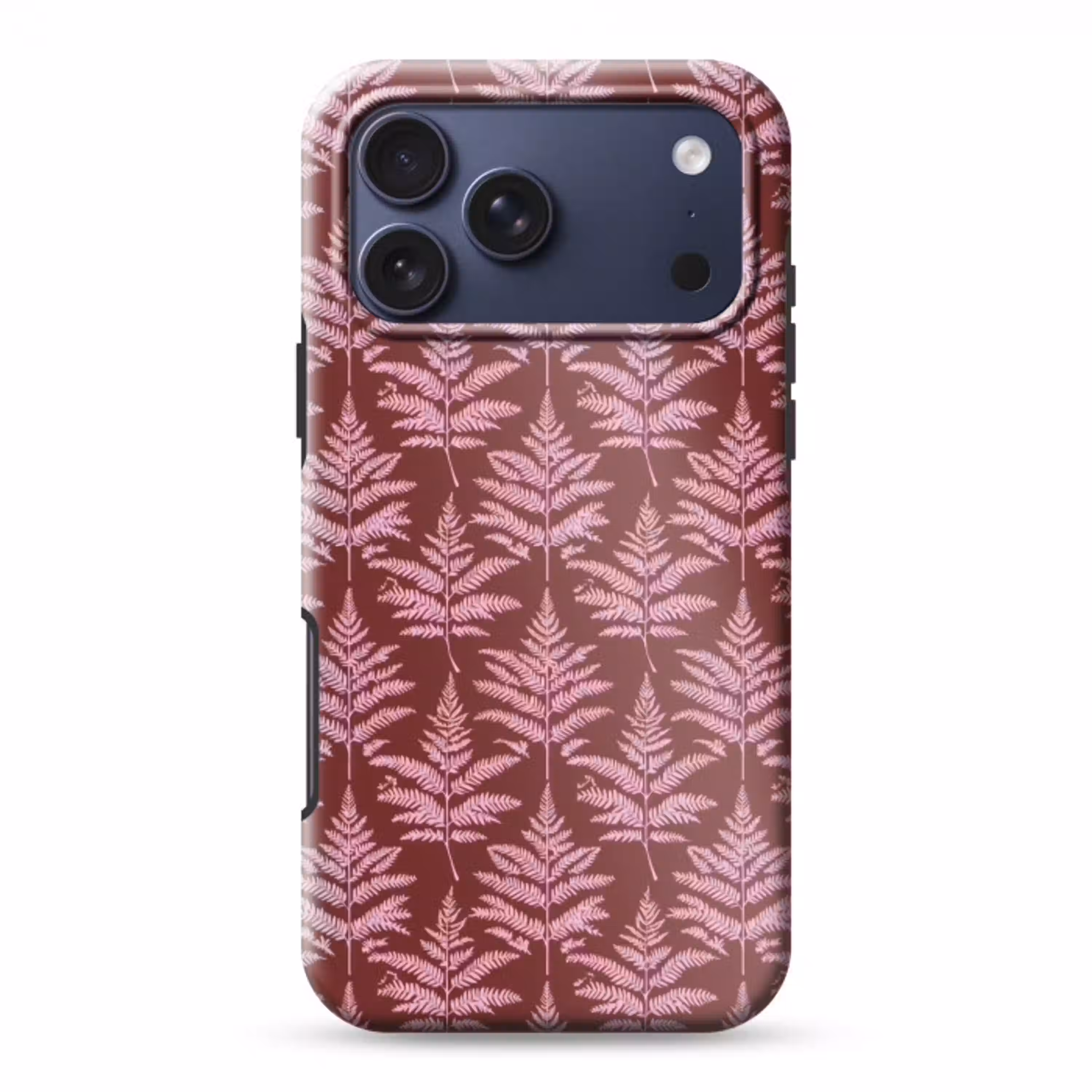 Blad - Patroon - Paars Toughcase MagSafe Apple iPhone 17 Pro Max klein 1019 -3d