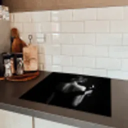 Vrouw - Wijn - Jurk Inductie beschermer vinyl 3mm middel -sfeer3