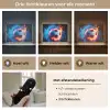 Voetbal - Vuur - IJs - Blauw Light Box met batterij (Wandlamp kind) middel -USP_lichtkleurNL