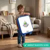 Groene alien in kleurrijke UFO Kinderkoffer - Blauw klein -sfeer2_NL