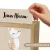 Kat - Kitten - Beige - Stippen Light Box met kabel (Kinderlampje) klein -USP_websiteprintNL