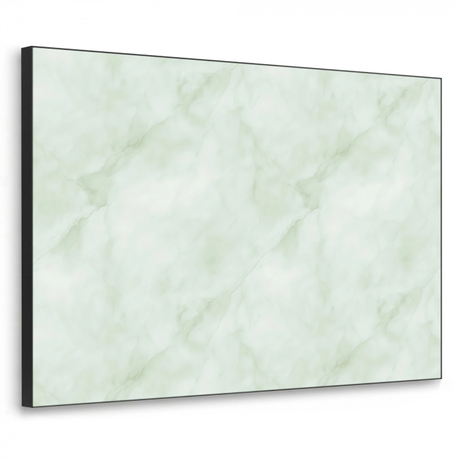 Groen - Marmer - Vloeiende aders Textielframe zwart klein 947 -3d