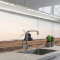 Windmolens - Landschap - Veld keuken achterwand 2 middel -3d_schuin