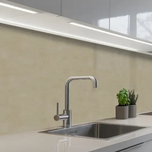 Taupekleur - Gewolkt textuur - Natuurlijk keuken achterwand 2 middel 871 -3d_schuin