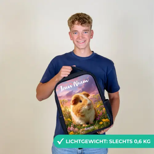 Cavia - Natuur - Dier Rugzak - Zwart middel -sfeer7_NL