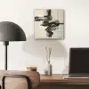 Golven - Penseelstreken - Beige - Minimalistisch plexiglas 5mm klein -sfeer6