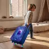 Vrolijk paarsoog in de ruimte Kinderkoffer - Blauw klein -sfeer1