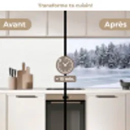 Meer - Dennen - IJs - Winter - Rustgevend keuken achterwand 2 middel -voor-na2_FR