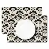 Abstract - Patroon - Zwart Placemat vinyl groot 368 -zzsfeer2_Kitchenyeah-website