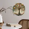 Levensboom - Boom - Abstract - Modern Wandcirkel behangsticker klein -sfeer3