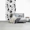Abstract - Zwart - Wit - Diversiteit fotobehang vinyl groot 64 -slaapkamer