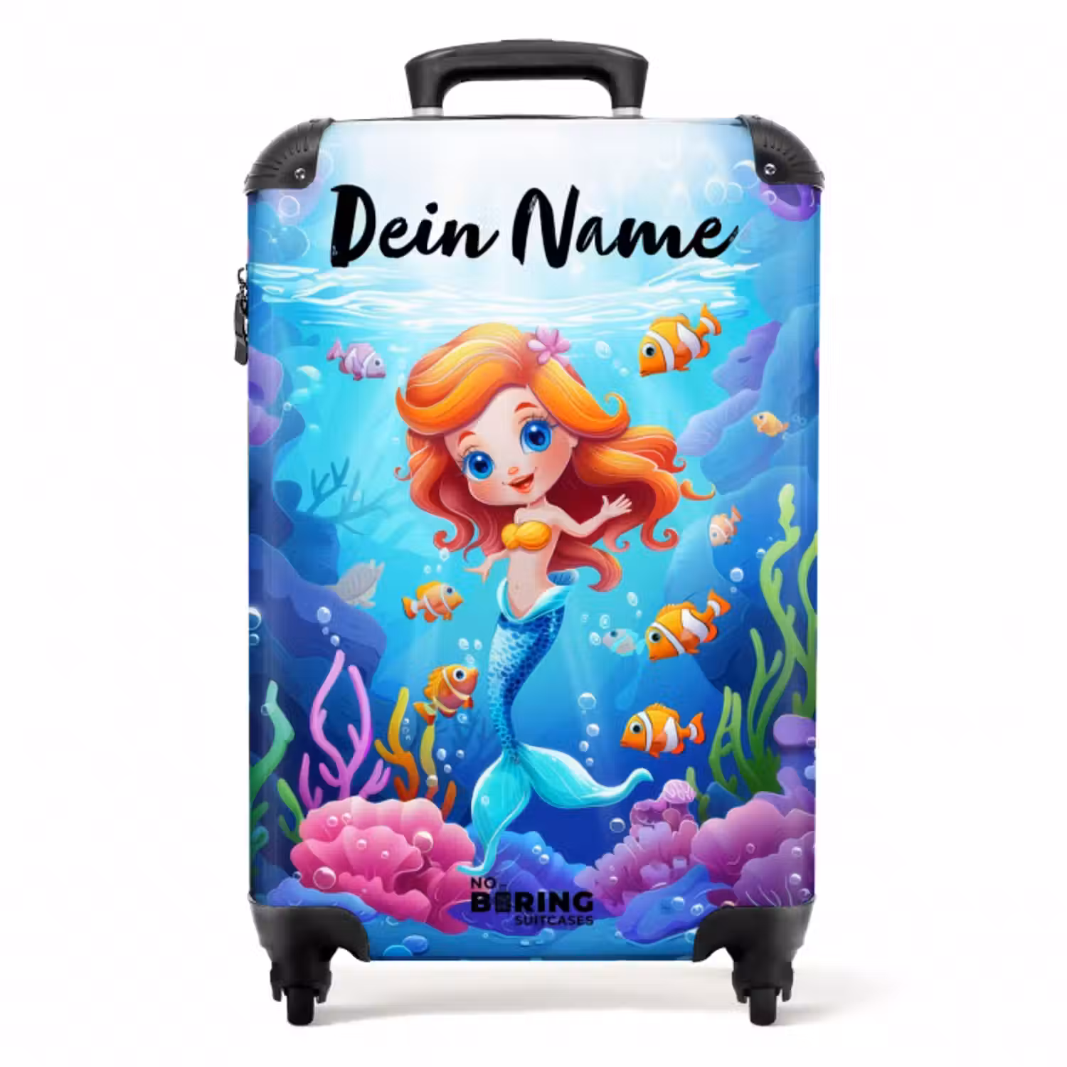 Koffer mit Name – Olivia unter Wasser