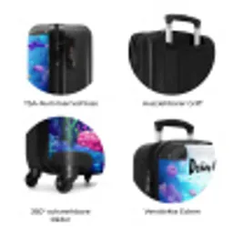 Olivia onderwater NBS - Handbagage koffer - Kinderen Unisex middel zzzzzzzbolletjes_DE