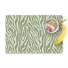 Zebra - Motief - Groen Placemat vinyl groot 368 -zzzproduct_Kitchenyeah-website